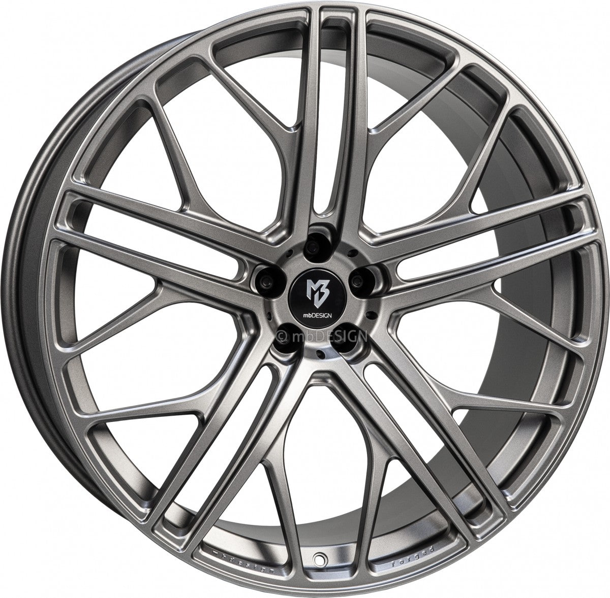 Mbdesign SF1 grau matt Alufelge 9.5x21 Zoll ET50 LK 5x130 ML71.55