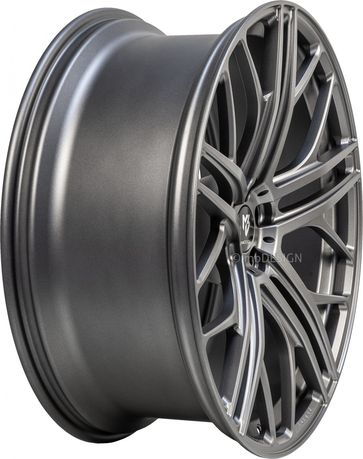 Mbdesign SF1 grau matt Alufelge 9.5x21 Zoll ET50 LK 5x130 ML71.55 – Bild 3