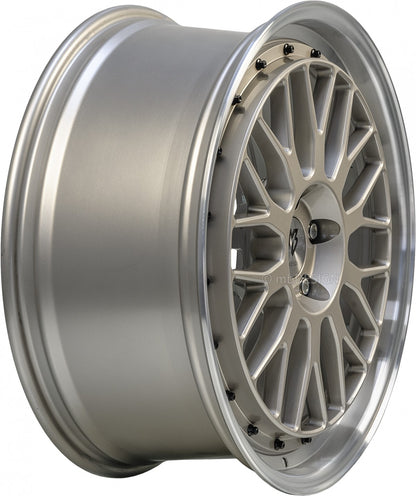 Mbdesign LV1 champagner glänzend poliert Alufelge 8.5x19 Zoll ET35 LK 5x112 ML75 – Bild 3