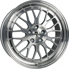 Mbdesign LV1 silber glänzend voll poliert Alufelge 9x20 Zoll ET35 LK 5x112 ML66.5