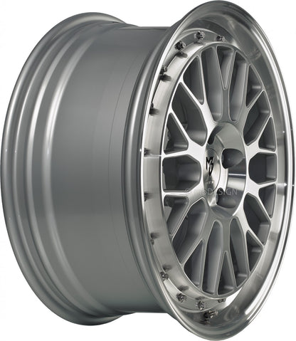 Mbdesign LV1 silber glänzend voll poliert Alufelge 9x20 Zoll ET35 LK 5x112 ML66.5 – Bild 4