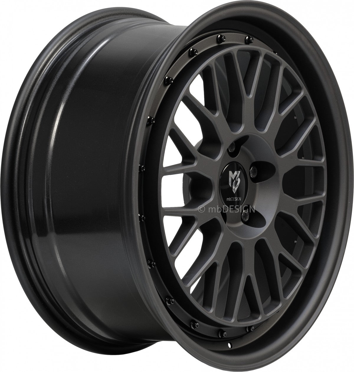 Mbdesign LV1 schwarz stumpfmatt Alufelge 9x20 Zoll ET42 LK 5x112 ML66.5 – Bild 2