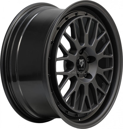 Mbdesign LV1 schwarz stumpfmatt Alufelge 9x20 Zoll ET42 LK 5x112 ML66.5 – Bild 2