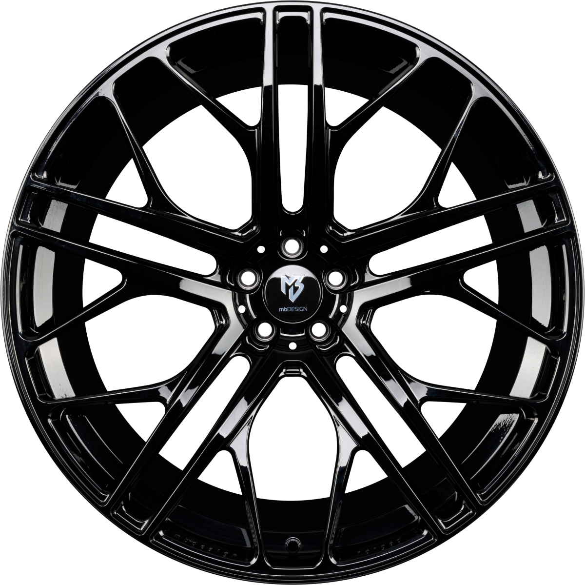 Mbdesign SF1 Forged Schwarz Glänzend (B3) Alufelge 9x20 Zoll ET40 LK 5x114.3 ML75