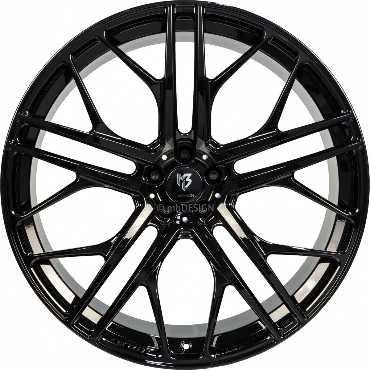 Mbdesign SF1 Forged Schwarz Glänzend (B3) Alufelge 9x20 Zoll ET52 LK 5x120 ML65.1 – Bild 2