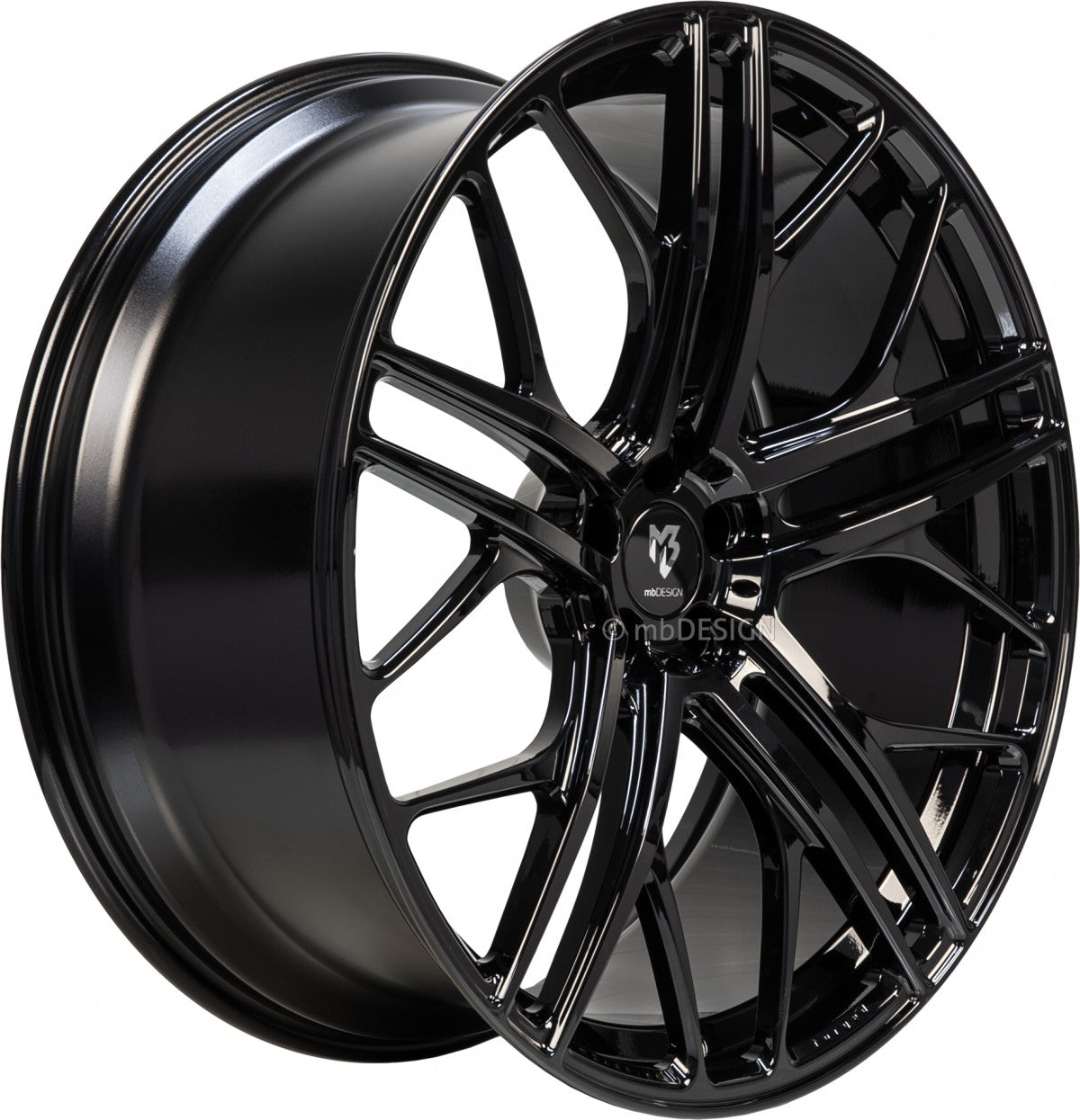 Mbdesign SF1 Forged Schwarz Glänzend (B3) Alufelge 9x20 Zoll ET52 LK 5x120 ML65.1 – Bild 3