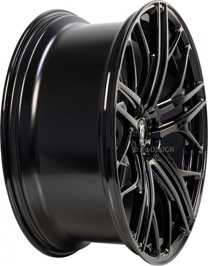 Mbdesign SF1 Forged Schwarz Glänzend (B3) Alufelge 9x20 Zoll ET52 LK 5x120 ML65.1 – Bild 4