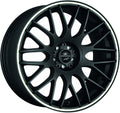 Barracuda Karizzma mattblack PureSports / Color Trim weiss 7.5x17 ET38 - LK4/98 ML73.1
