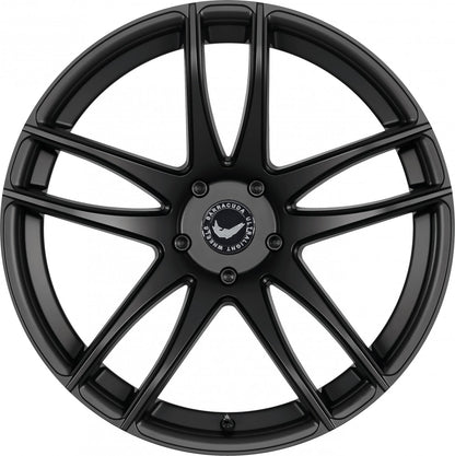 Barracuda Shoxx mattblack 8x18 ET40 - LK5/108 ML73.1