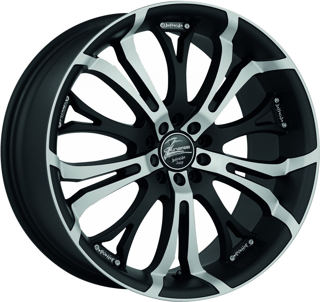Barracuda Tzunamee mattblack-polished 8x18 ET38 - LK4/100 ML73.1