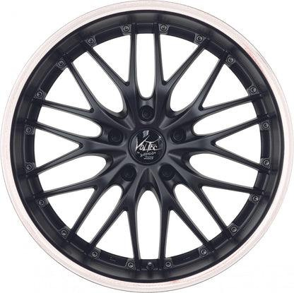 Barracuda Voltec T6 mattblack PureSports / Color Trim weiss 8x17 ET45 - LK5/112 ML73.1