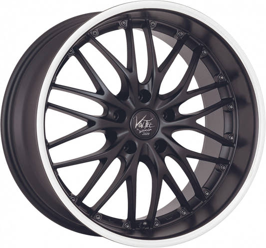 Barracuda Voltec T6 mattblack PureSports / Color Trim weiss 8x18 ET45 - LK5/112 ML73.1