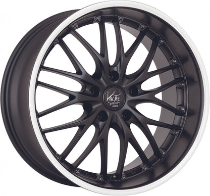Barracuda Voltec T6 mattblack PureSports / Color Trim weiss 9x19 ET38 - LK5/120 ML72.6