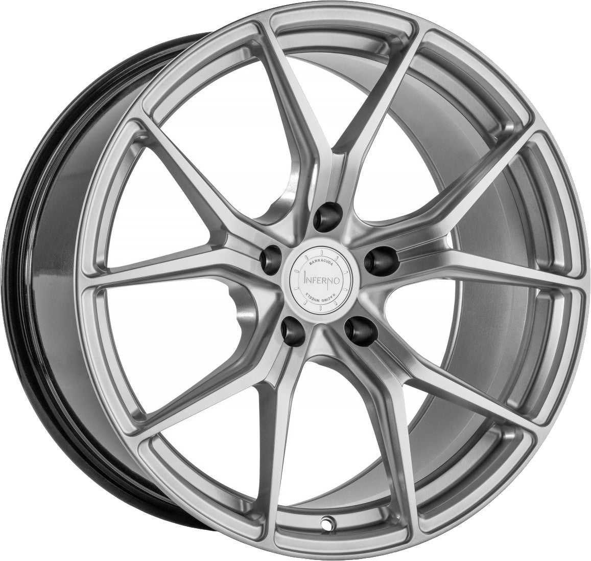 Barracuda Inferno silver Alufelge 10x20 Zoll ET40 LK 5x120 ML72.6