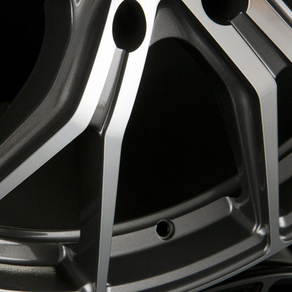 Barracuda Inferno higloss-gunmetal-polished Alufelge 8.5x19 Zoll ET45 LK 5x112 ML73.1 – Bild 5