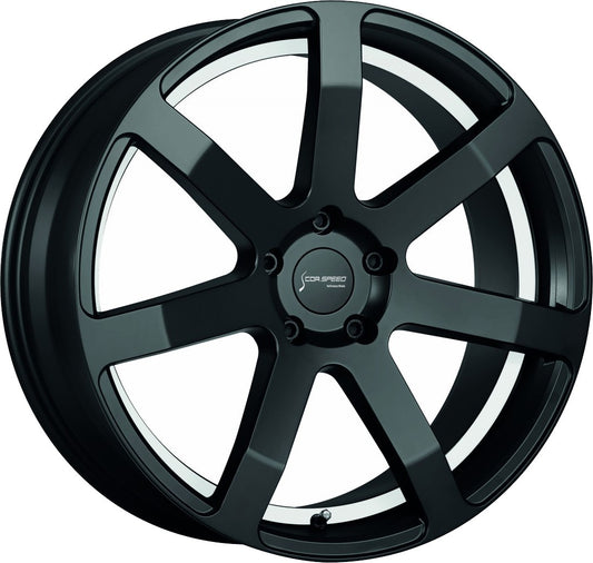 Corspeed Challenge mattblack PureSports / Undercut Color Trim weiss 8.5x19 ET32 - LK5/112 ML73.1
