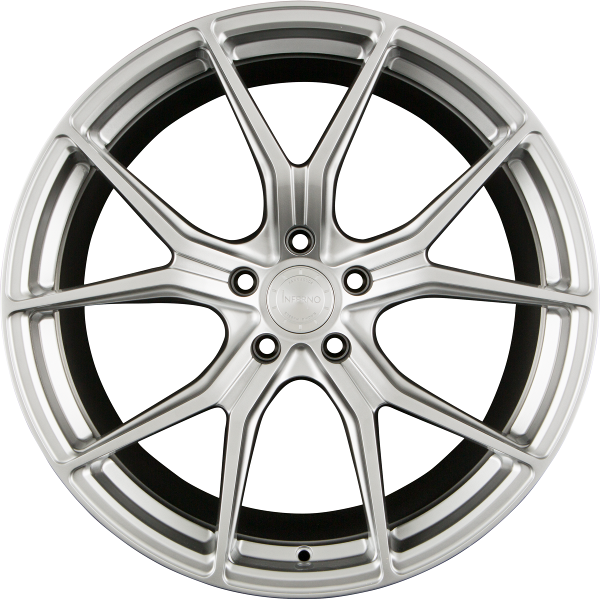 Barracuda Inferno Silver Alufelge 10x20 Zoll ET40 LK 5x114.3 ML73.1