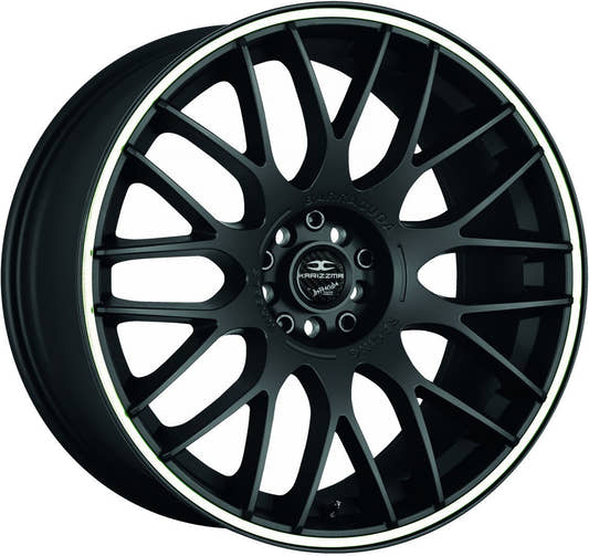 Barracuda Karizzma mattblack PureSports / Color Trim weiss - DS3 8x18 ET35 - LK5/110 ML72.6