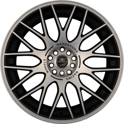 Barracuda Karizzma mattblack-polished - DS3 Alufelge 8x18 Zoll ET35 LK 5x110 ML72.6 – Bild 3