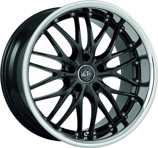 Barracuda Voltec T6 higloss black inox lip - DS5 Alufelge 8x18 Zoll ET40 LK 5x112 ML73.1