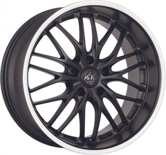 Barracuda Voltec T6 mattblack PureSports / Color Trim weiss - DS5 Alufelge 8x18 Zoll ET33 LK 5x120 ML72.6