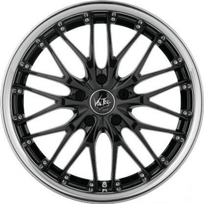 Barracuda Voltec T6 higloss black inox lip - DS3 Alufelge 8x18 Zoll ET35 LK 5x120 ML72.6 – Bild 2