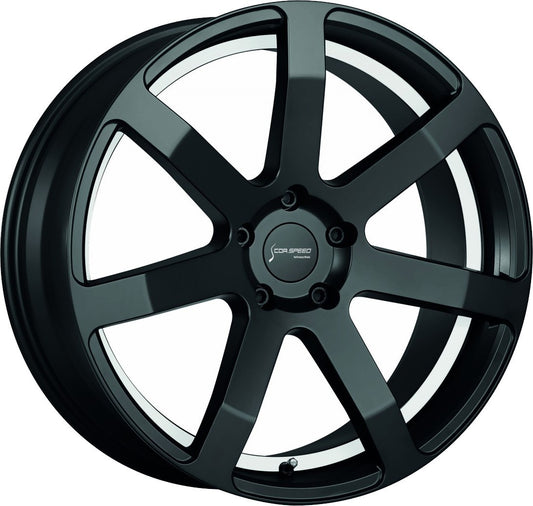 Corspeed Challenge mattblack PureSports / Undercut Color Trim weiss - DS10 8.5x19 ET22 - LK5/112 ML73.1