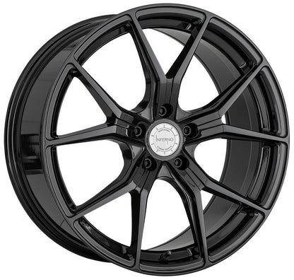Barracuda Inferno glossy black - DS16 Alufelge 8.5x19 Zoll ET29 LK 5x112 ML73.1