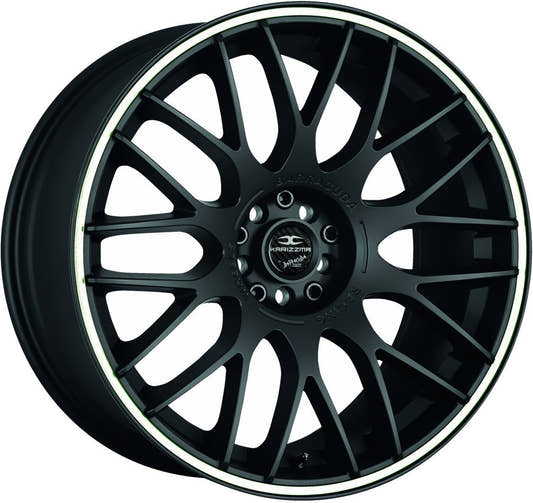 Barracuda Karizzma mattblack PureSports / Color Trim weiss - DS10 8.5x19 ET30 - LK5/108 ML73.1