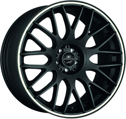 Barracuda Karizzma mattblack PureSports / Color Trim weiss - DS10 8.5x19 ET30 - LK5/108 ML73.1
