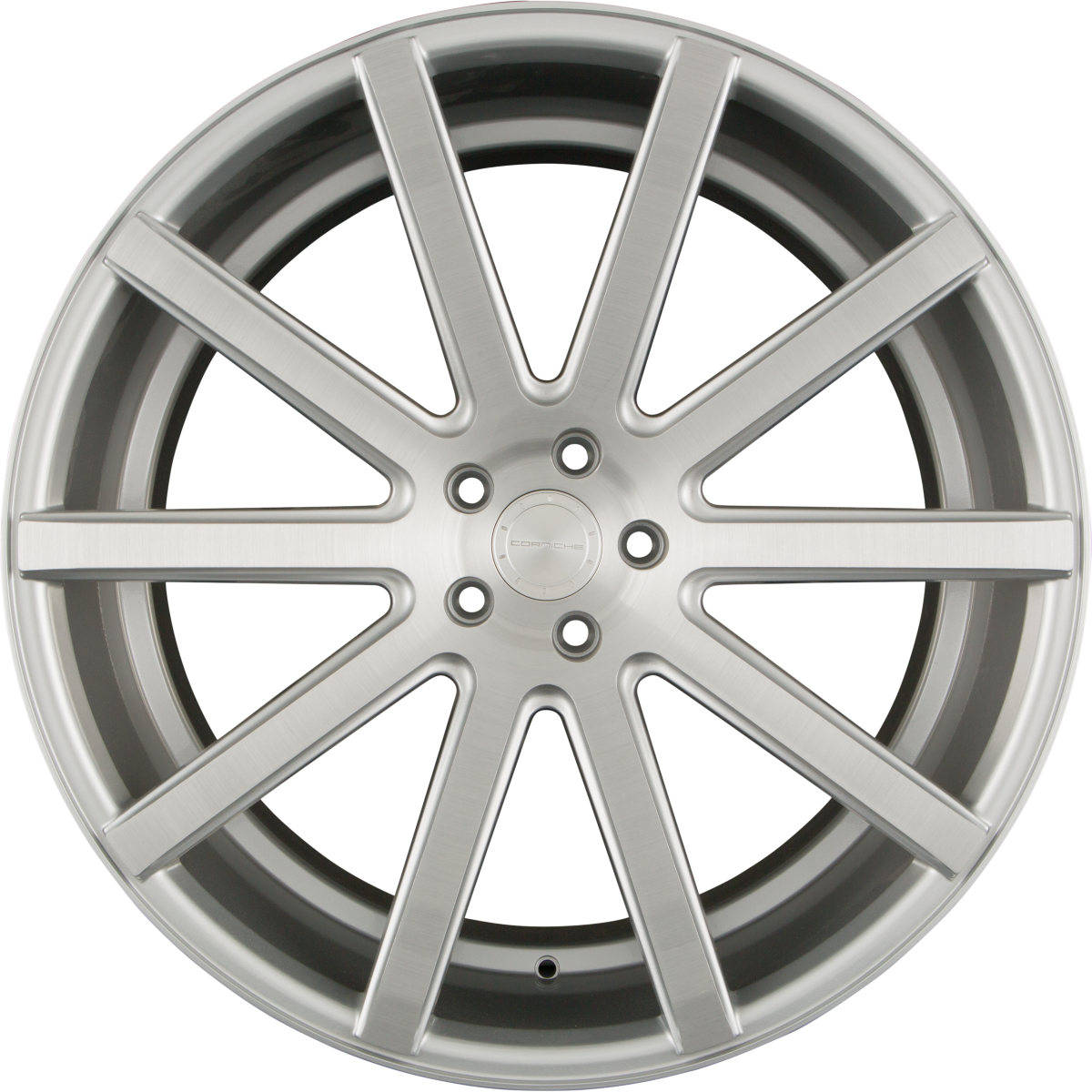 Corspeed Deville Silver Brushed Surface Alufelge 8.5x19 Zoll ET45 LK 5x112 ML73.1