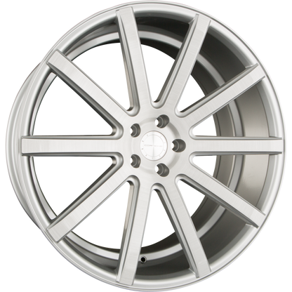 Corspeed Deville Silver Brushed Surface Alufelge 8.5x19 Zoll ET45 LK 5x112 ML73.1 – Bild 2