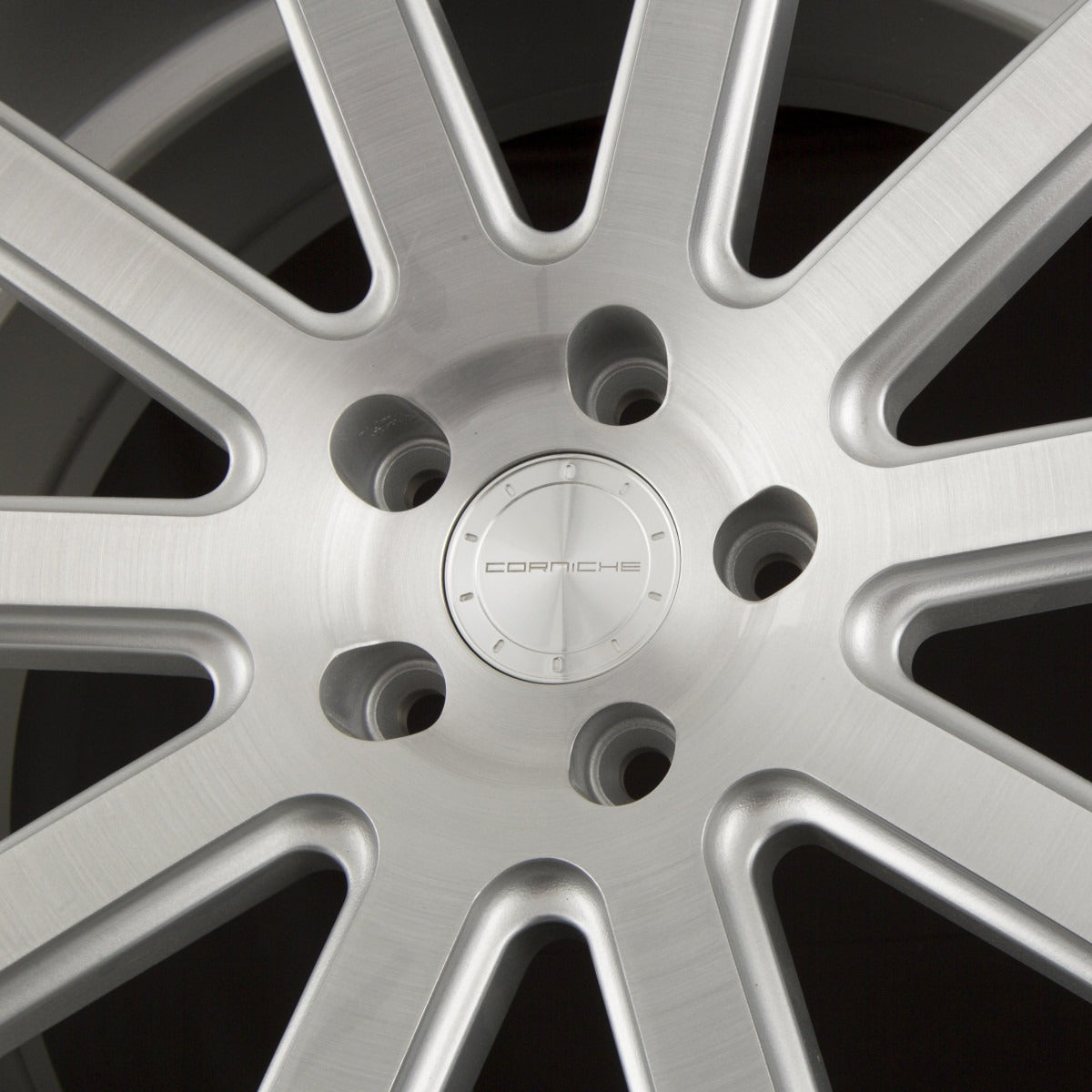 Corspeed Deville Silver Brushed Surface Alufelge 8.5x19 Zoll ET45 LK 5x112 ML73.1 – Bild 4