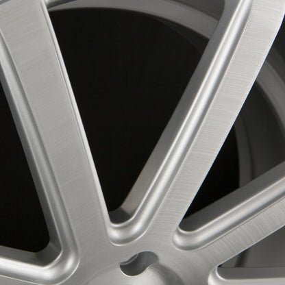 Corspeed Deville silver-brushed-surface Alufelge 9.5x19 Zoll ET47 LK 5x112 ML73.1 – Bild 5