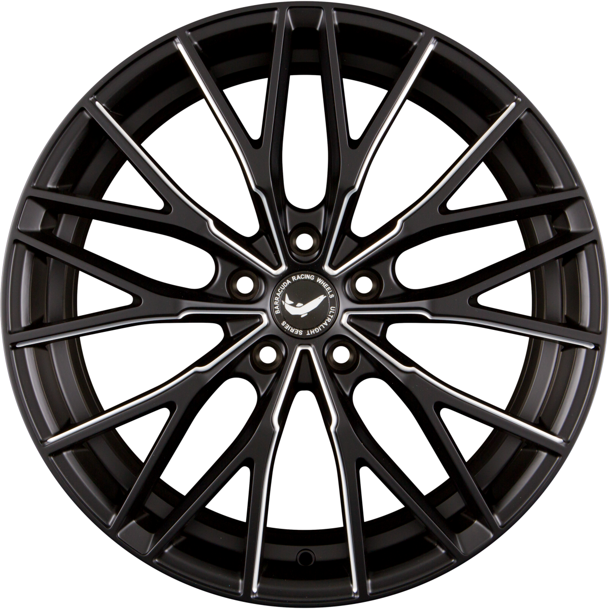 Barracuda Project 3.0 mattblack PureSports gefräst Alufelge 8.5x18 Zoll ET43 LK 5x112 ML73.1 – Bild 5