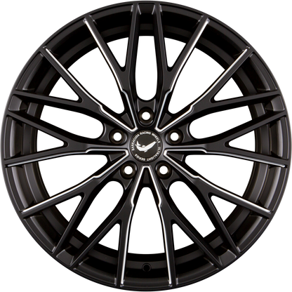 Barracuda Project 3.0 mattblack PureSports gefräst Alufelge 8.5x18 Zoll ET43 LK 5x112 ML73.1 – Bild 5