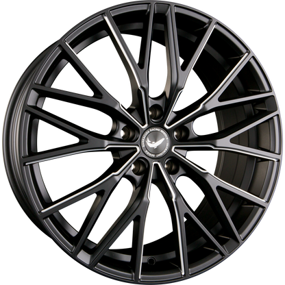 Barracuda Project 3.0 mattblack PureSports gefräst Alufelge 8.5x18 Zoll ET43 LK 5x112 ML73.1 – Bild 6
