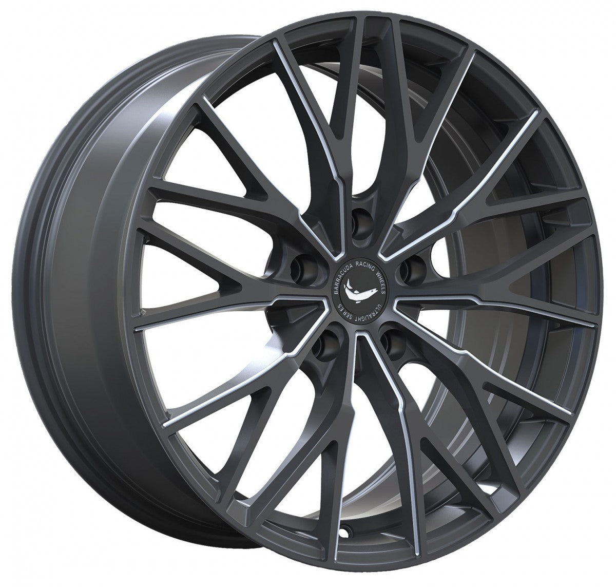 Barracuda Project 3.0 mattblack PureSports gefräst 8.5x19 ET40 - LK5/108 ML73.1