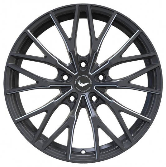 Barracuda Project 3.0 mattblack PureSports gefräst 8.5x19 ET40 - LK5/108 ML73.1