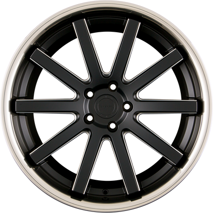 Corspeed Deville Inox mattblack PureSport gefräst Alufelge 10x20 Zoll ET47 LK 5x112 ML73.1 – Bild 5