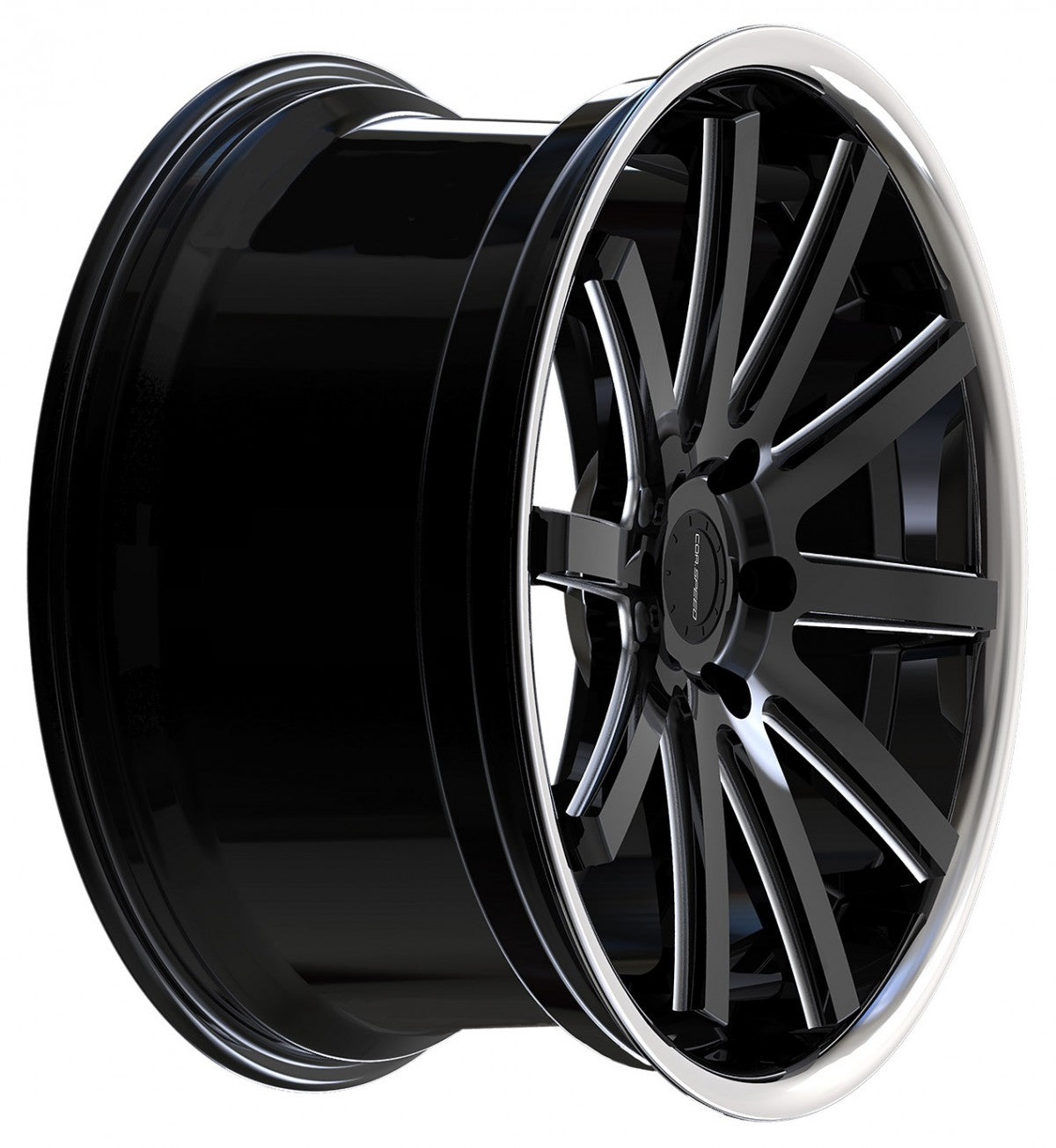 Corspeed Deville Inox mattblack PureSport gefräst Alufelge 10x20 Zoll ET47 LK 5x112 ML73.1 – Bild 3