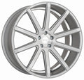 Corspeed Deville silver-brushed-surface / Undercut Color Trim weiss 10.5x21 ET40 - LK5/114.3 ML73.1