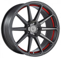 Barracuda Project 2.0 mattgunmetal / Undercut Color Trim rot 10.5x20 ET40 - LK5/114.3 ML73.1