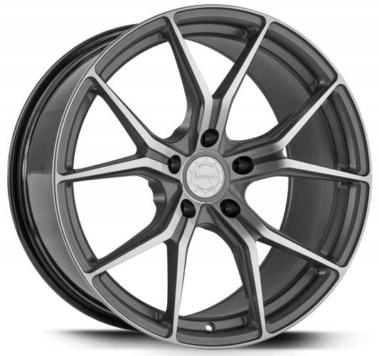 Barracuda Inferno higloss-gunmetal-polished - DS10 9.5x19 ET35 - LK5/112 ML73.1