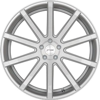 Corspeed Deville silver-brushed-surface - DS10 Alufelge 8.5x19 Zoll ET35 LK 5x112 ML73.1 – Bild 2