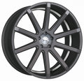 Corspeed Deville gunmetal / Undercut Color Trim weiss - DS5 Alufelge 8.5x19 Zoll ET40 LK 5x112 ML73.1
