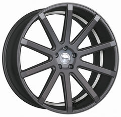 Corspeed Deville gunmetal / Undercut Color Trim weiss - DS5 Alufelge 8.5x19 Zoll ET40 LK 5x112 ML73.1