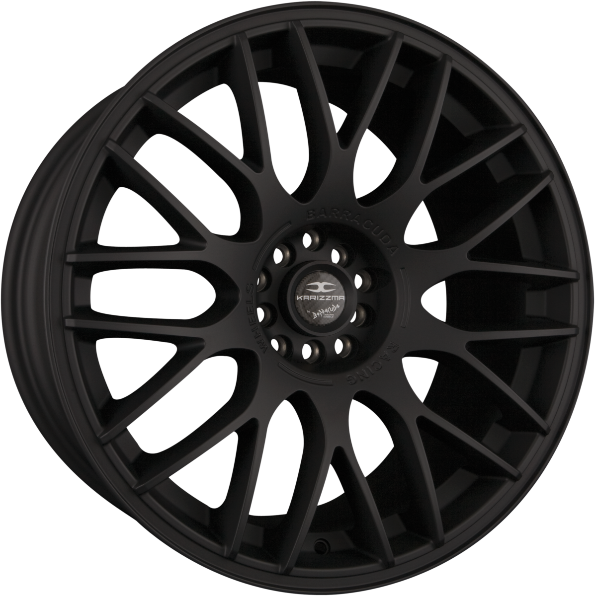Barracuda Karizzma Matt Black Pure Sports Alufelge 9x20 Zoll ET27 LK 5x120 ML72.6 – Bild 2
