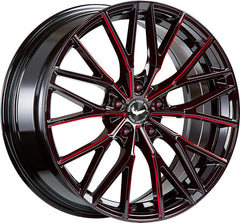 Barracuda Project 3.0 black gloss flashred Alufelge 10x20 Zoll ET40 LK 5x120 ML72.6