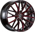 Barracuda Project 3.0 black gloss flashred 8.5x18 ET43 - LK5/112 ML73.1